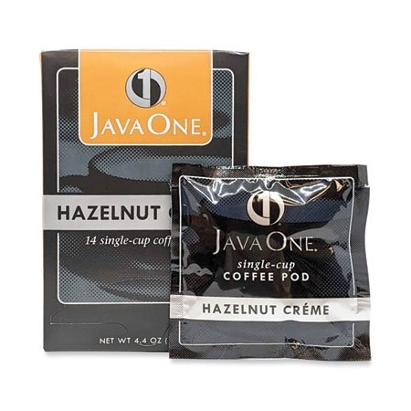 Java One, Coffee Pods, Hazelnut Creme, Single Cup, 14PK